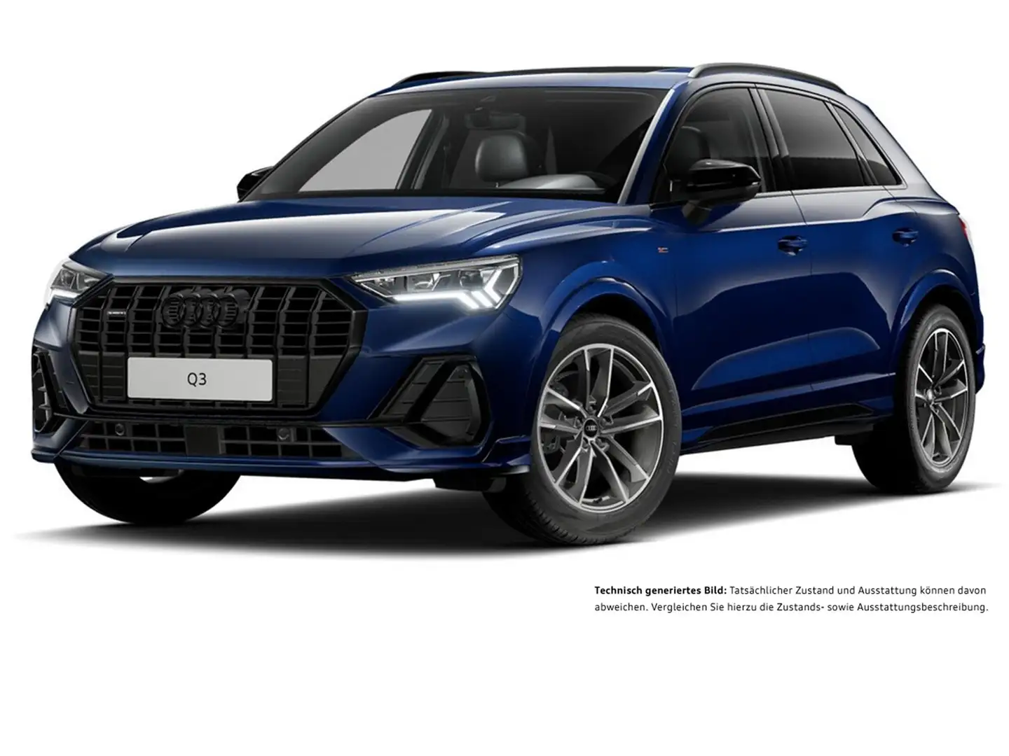 Audi Q3 40 quattro S LINE BLACKPAK PANO AHK CAM LM19 Blau - 2