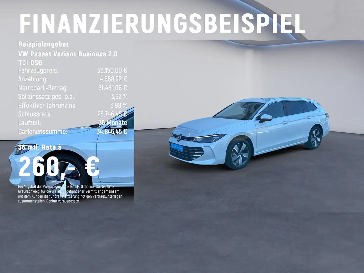 Volkswagen Passat Variant Business 2.0 TDI DSG AHK+AreaView+ACC Weiß - 2