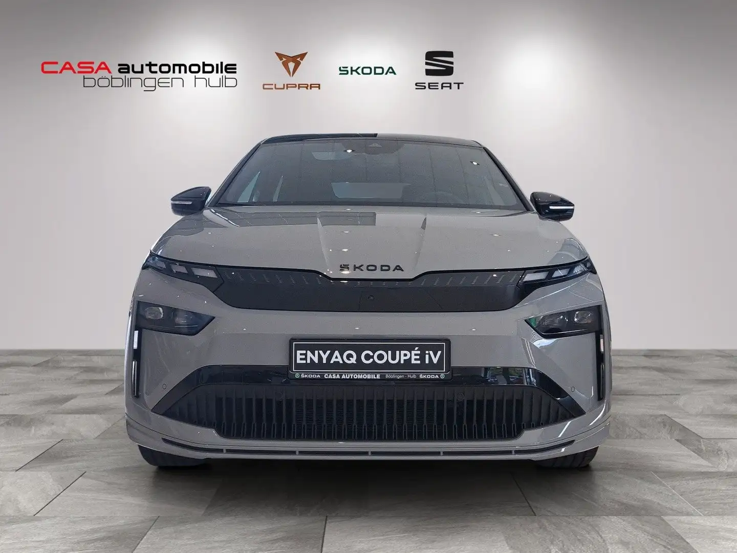 Skoda Enyaq Coupé 85 Sportline AHK Grau - 2