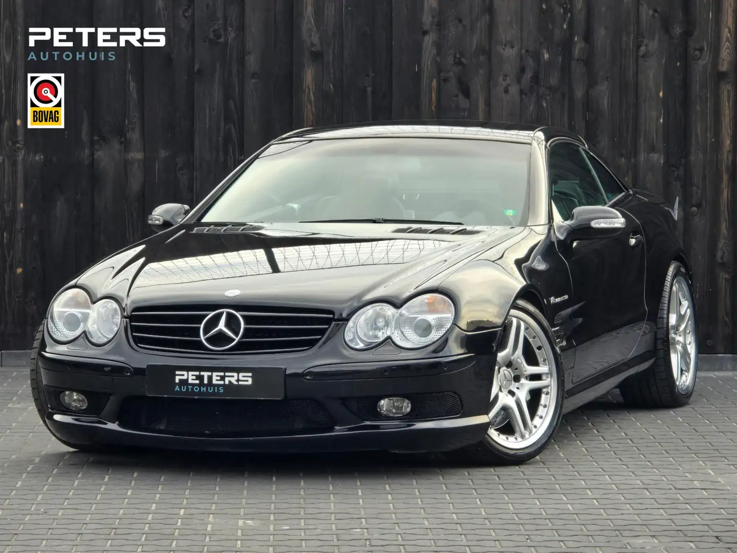 Mercedes-Benz SL 55 AMG 500PK| Dealer onderhouden| Keurig| Zwart - 1