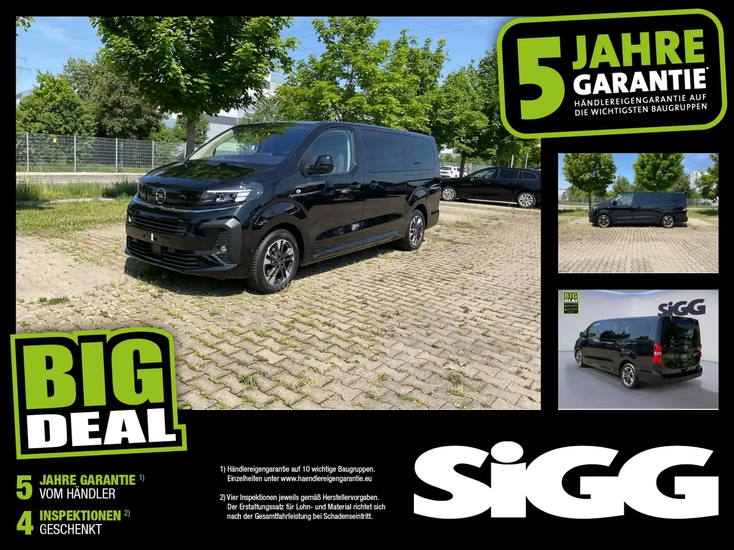Opel Zafira Life XL 2.0 D (L3) Edition Navi 9 Sitzer Nero - 1