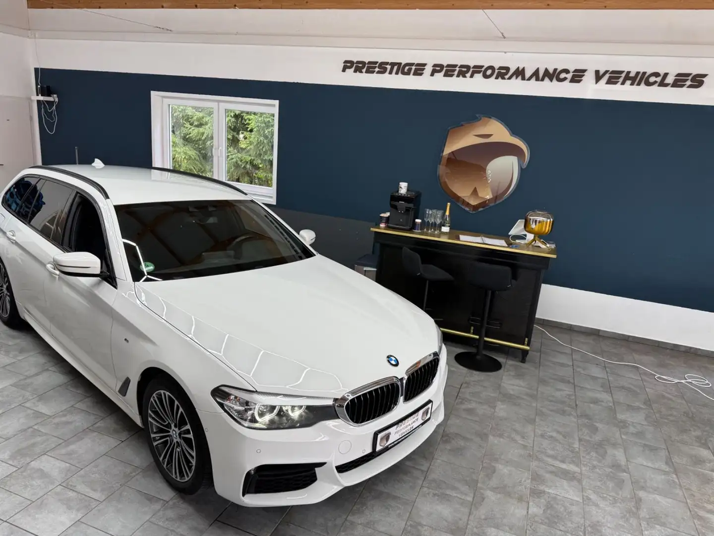 BMW 520 Baureihe 5 Touring 520 d M Sport Blanc - 2