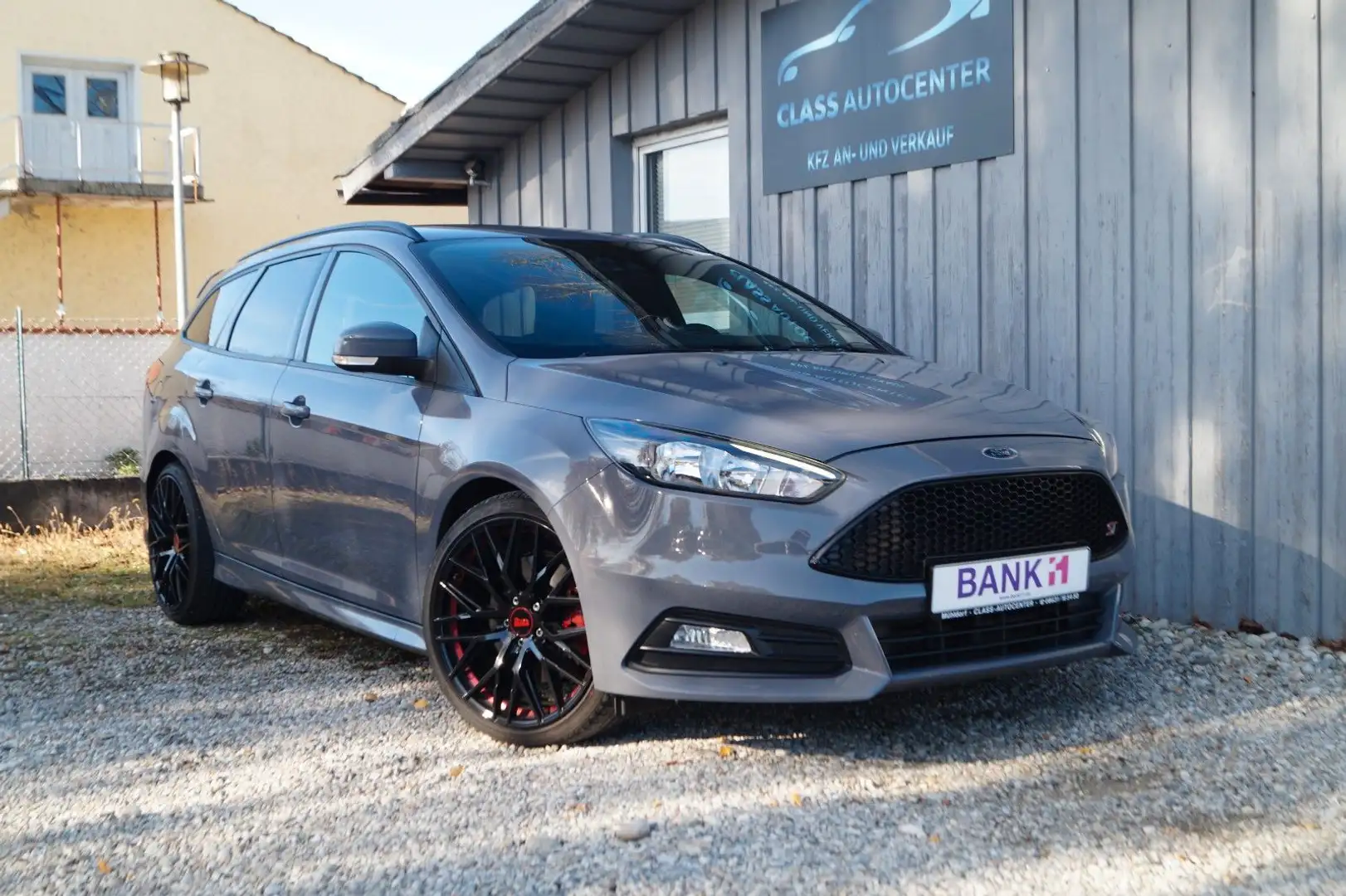 Ford Focus Turnier ST|2.Hand|19"MAM|Navi| Gris - 1