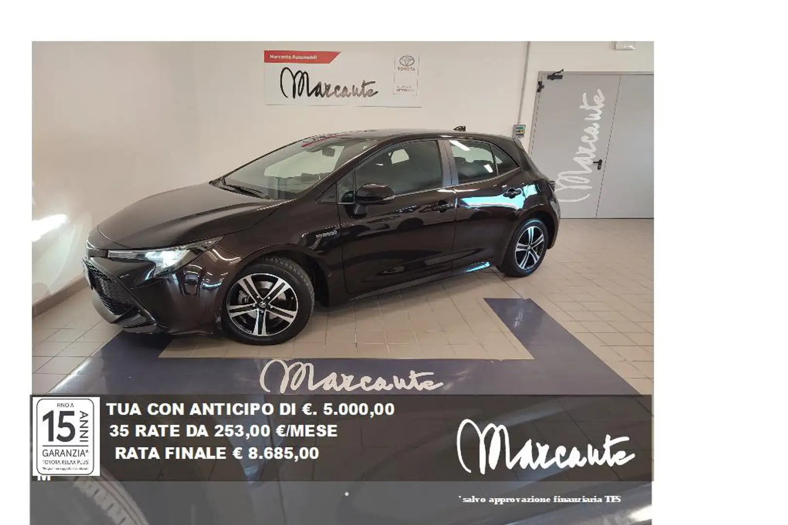 Toyota Corolla 1.8 Hybrid Active Bruin - 1