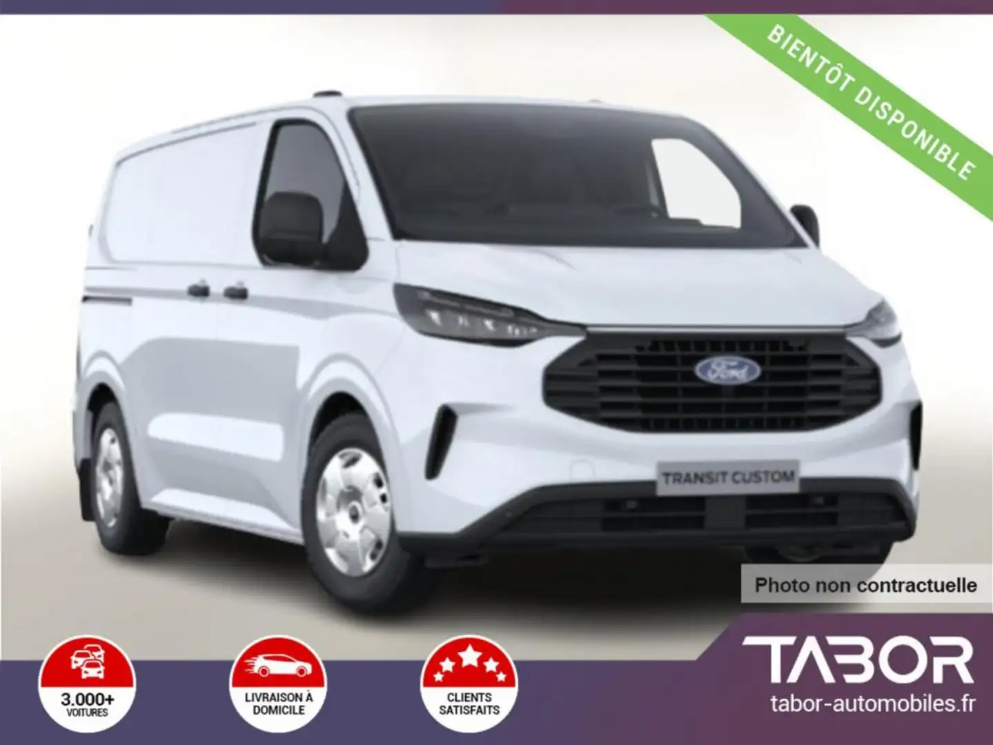 Ford Transit Custom TDCI 150 Trend 320 L2 Cam Blanc - 1