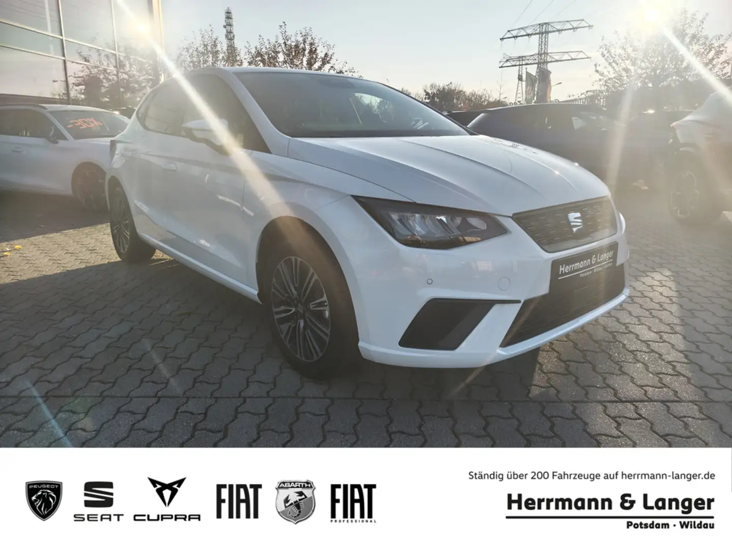SEAT Ibiza 1.0 TSI DSG Road Edition *SHZ, RFK, LM* Weiß - 1