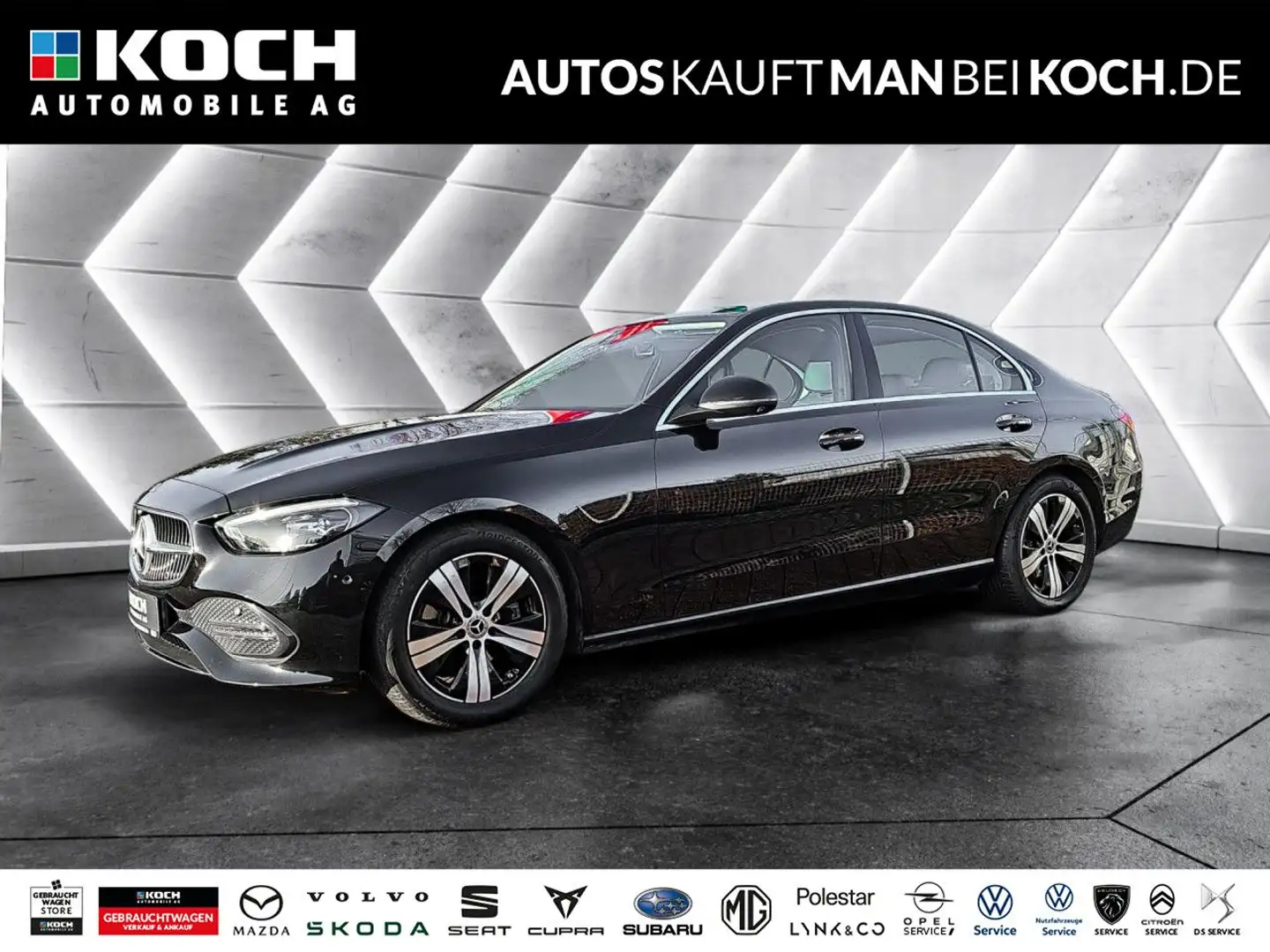 Mercedes-Benz C 180 Lim Avantg. AUT. NAVI 360 LEDER LED AMBIENTE Schwarz - 1