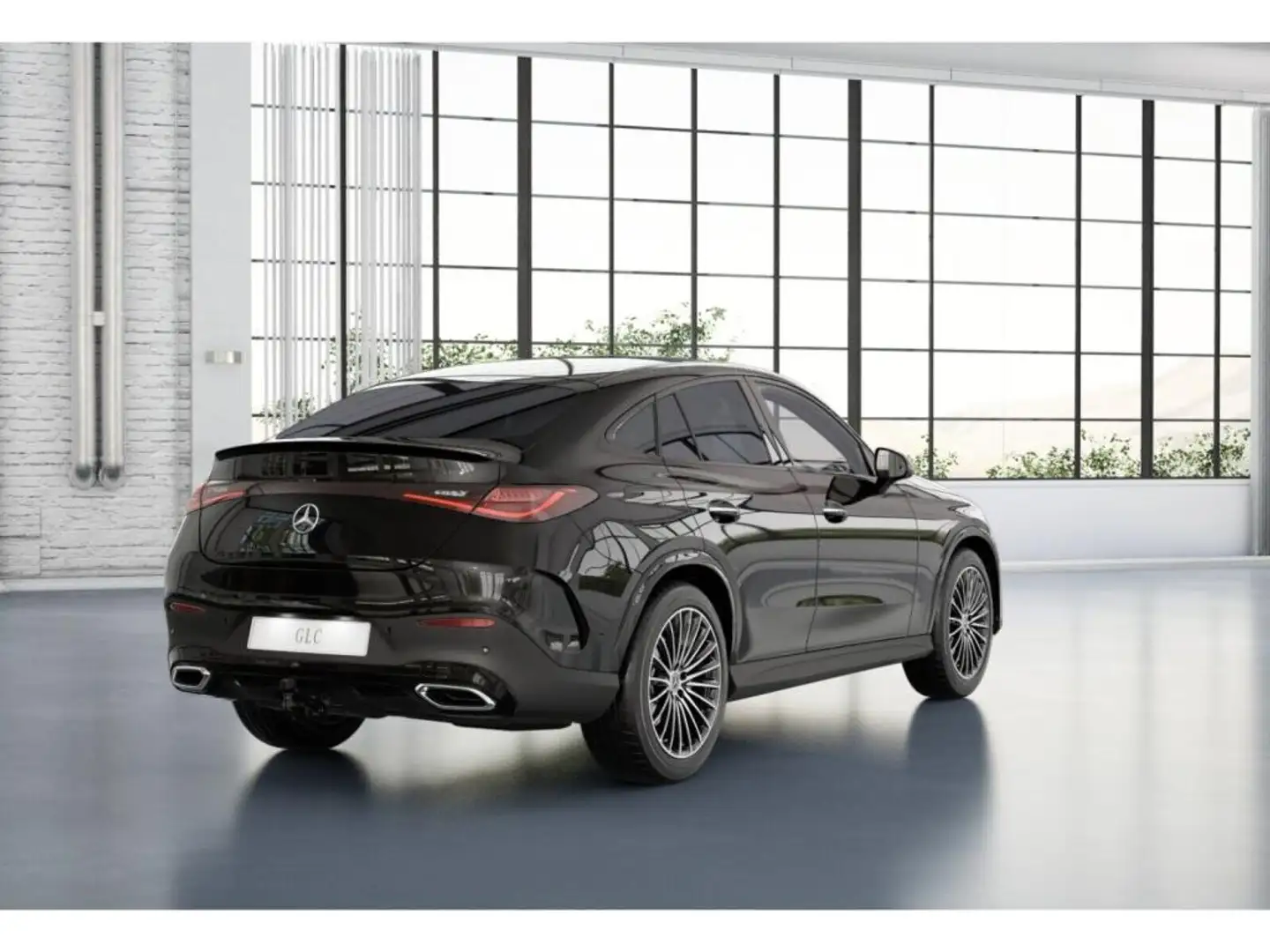 Mercedes-Benz GLC 300 d 4M Coupé AMG-Sport/Pano/AHK/Night/20' Schwarz - 2