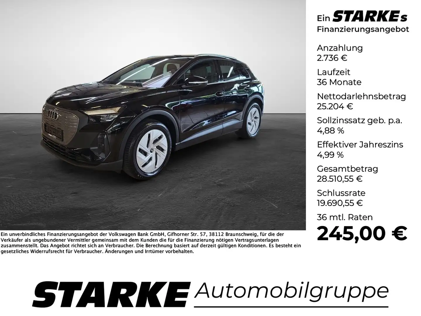 Audi e-tron basis Negru - 1