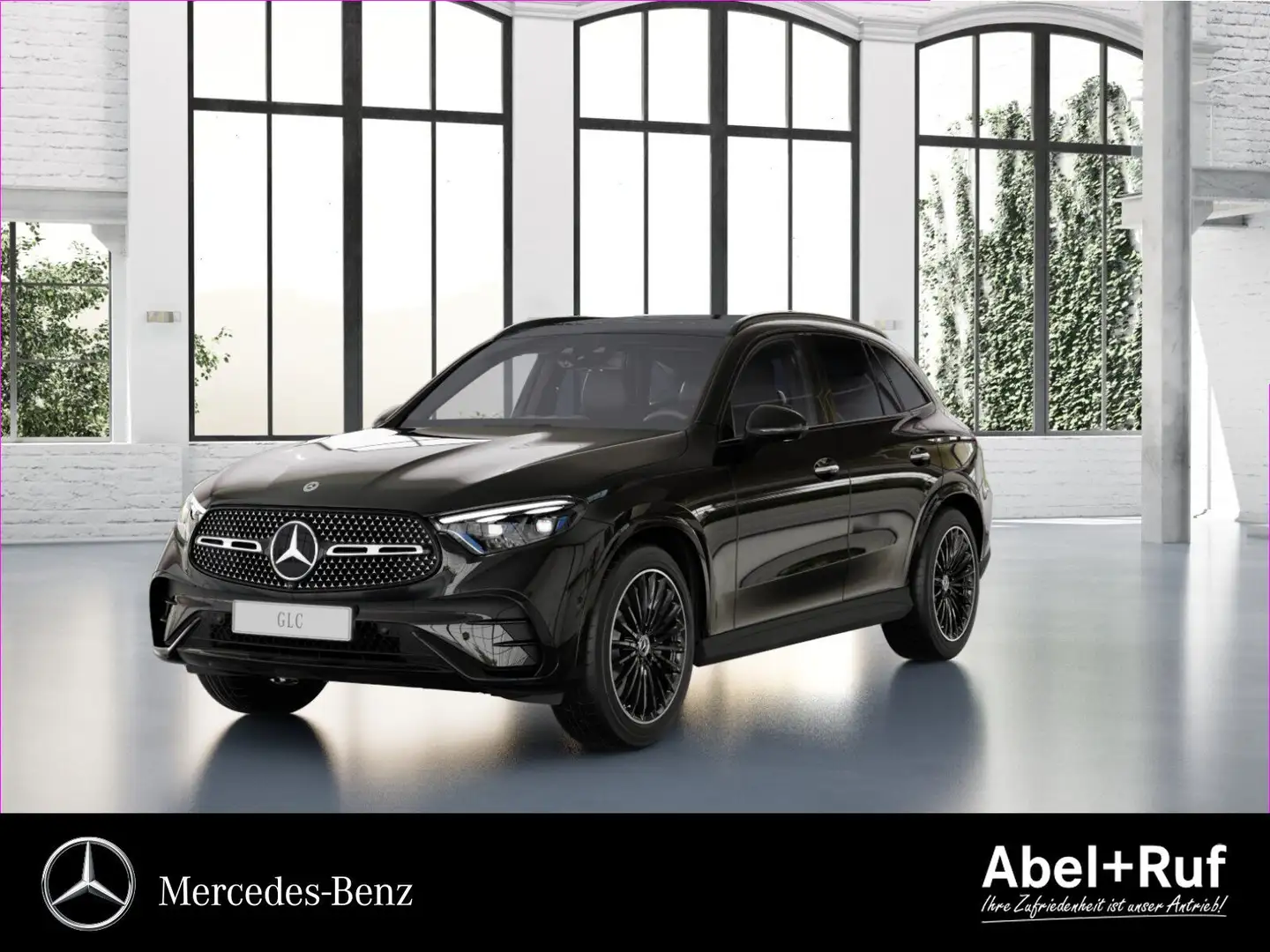 Mercedes-Benz GLC 300 de 4M AMG+DIGITAL+DISTRO+Burme+AHK+360° Schwarz - 1
