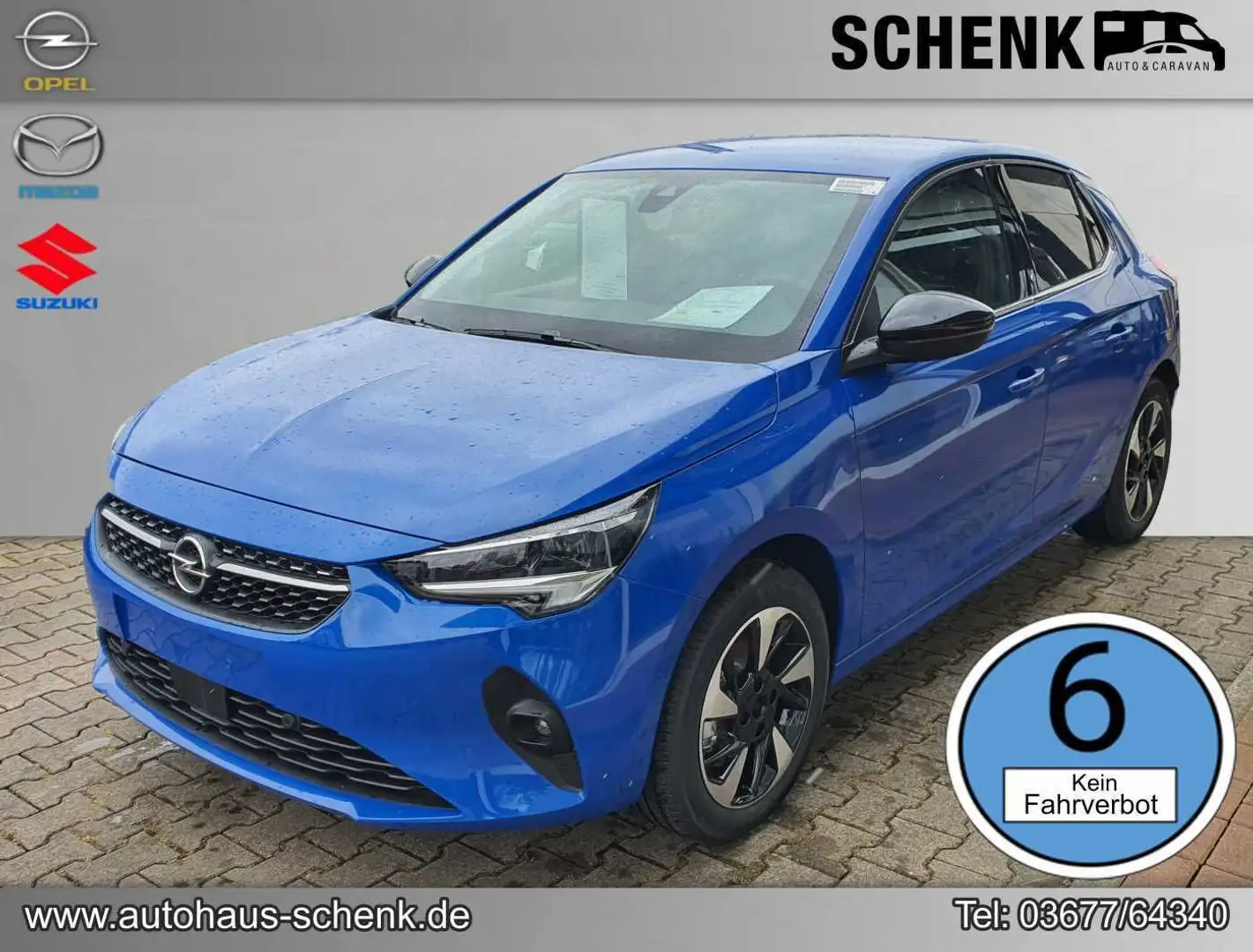 Opel Corsa Corsa-e Elegance*PDC*SHZ*LHZ*3-phasig Bleu - 1