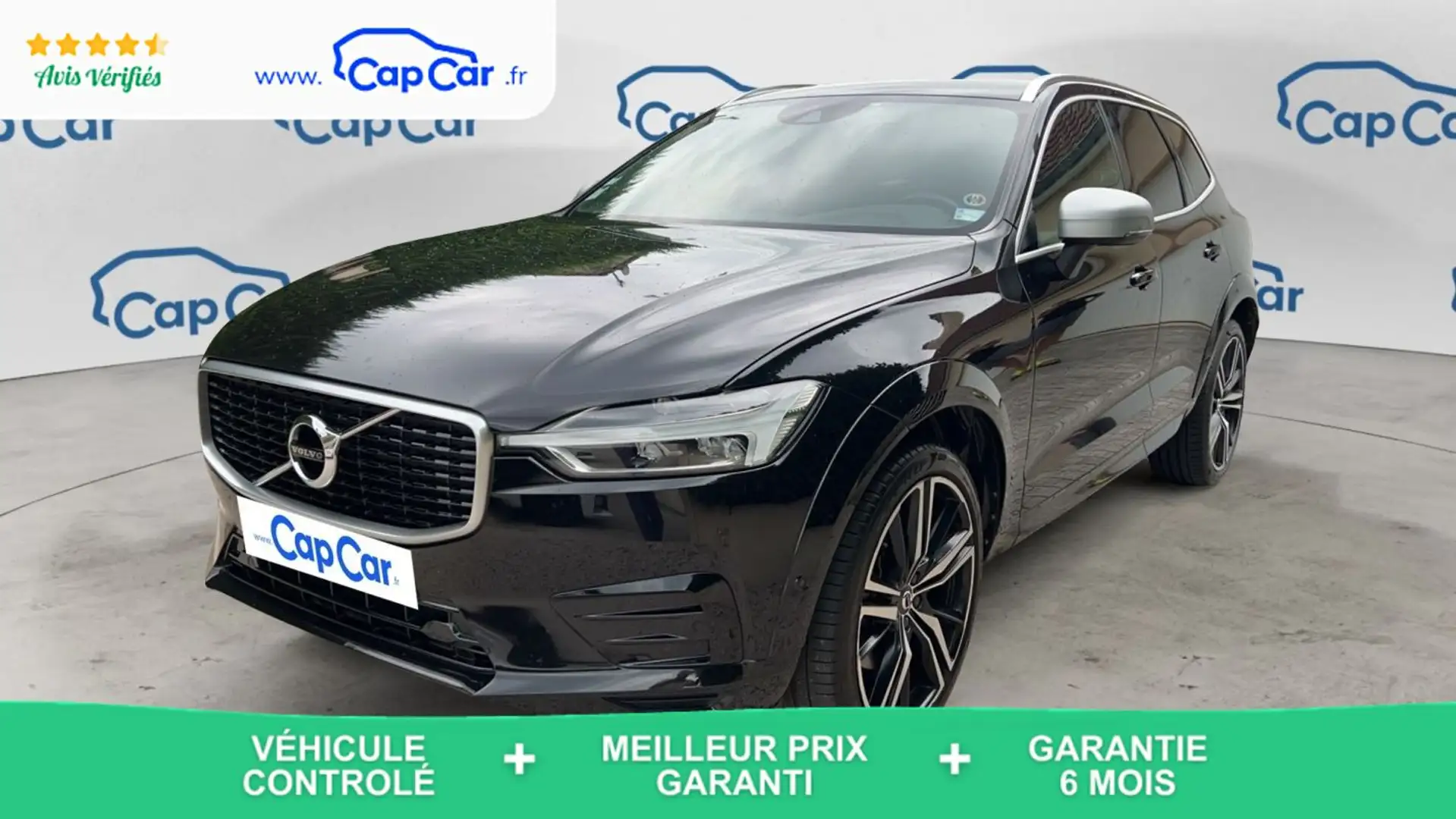 Volvo XC60 2.0 D5 235 AWD Geartronic 8 R-Design - Automatique Noir - 1