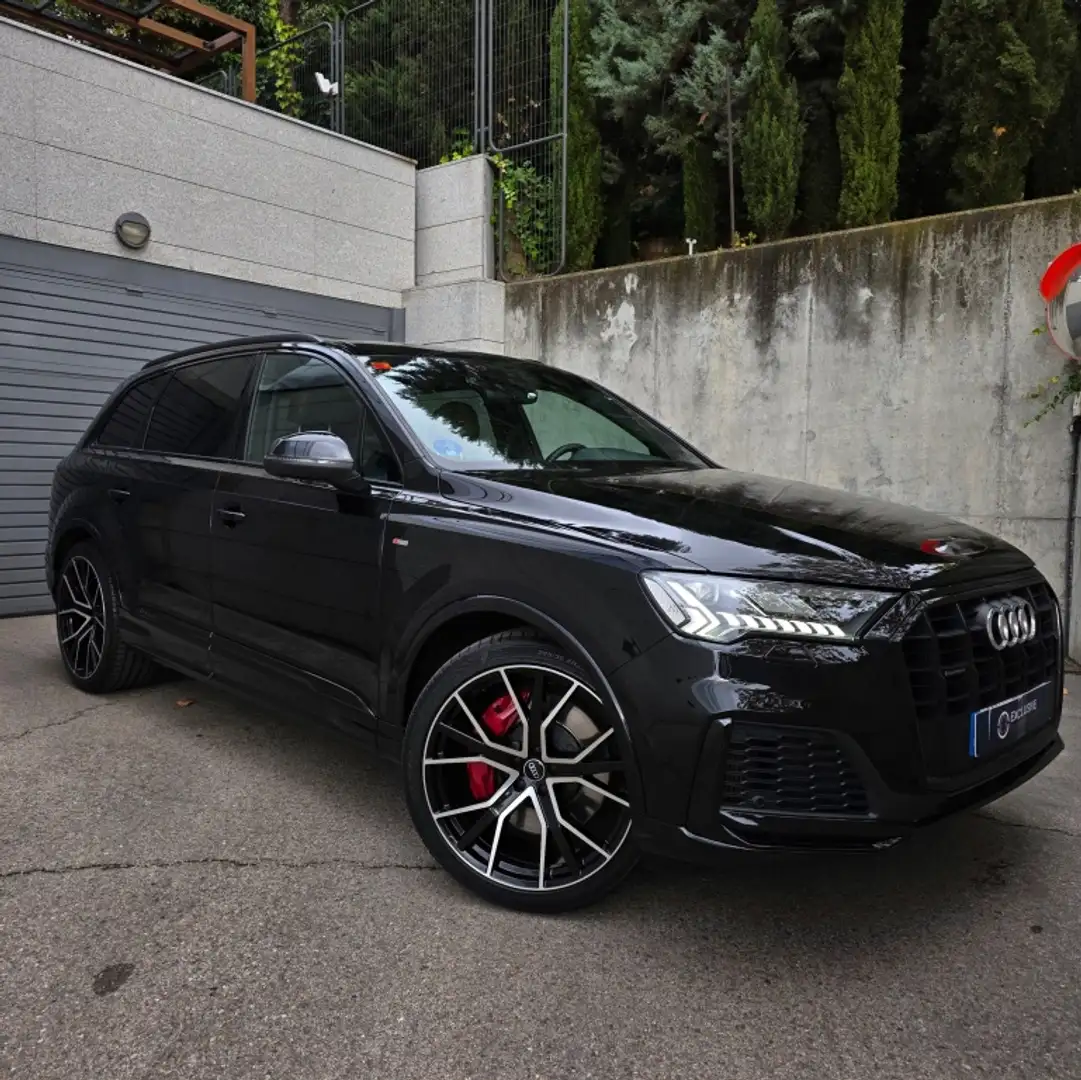 Audi Q7 55 TFSIe Black line edition quattro tiptronic Noir - 1