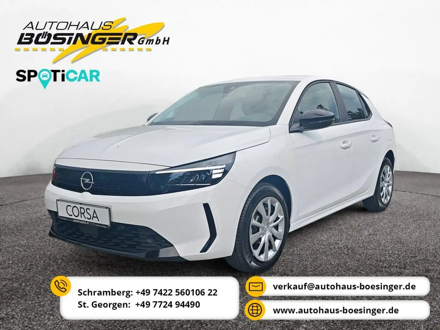 Opel Corsa Edition Komfort-Paket / LED/ SHZ-LHZ /PDC Wit - 1