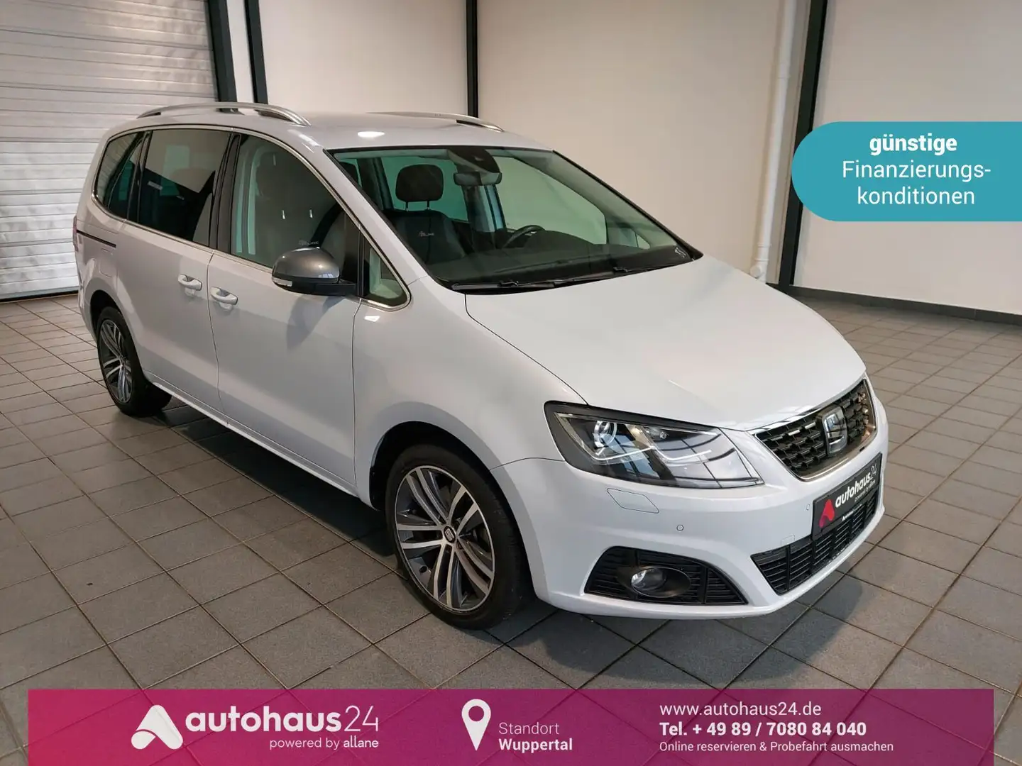 SEAT Alhambra 1.4 TSI FR-Line|AHK|Navi|Standhzg Silber - 1