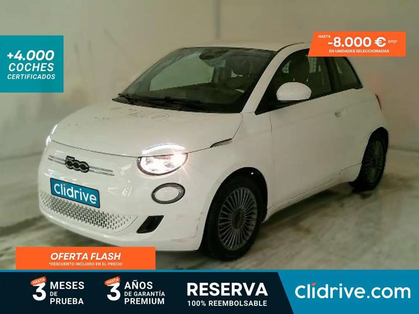 Fiat 500 Icon Hb 320km 85kW (118CV) Blanc - 1