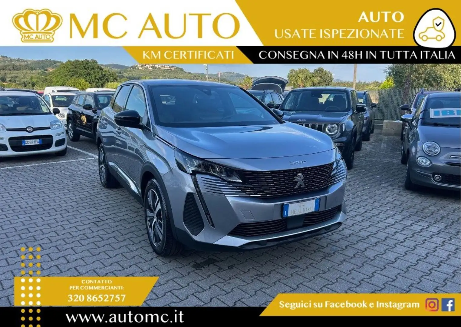 Peugeot 3008 BlueHDi 130 S&S EAT8 Allure Pack PROMO CON FINAZ Grijs - 1