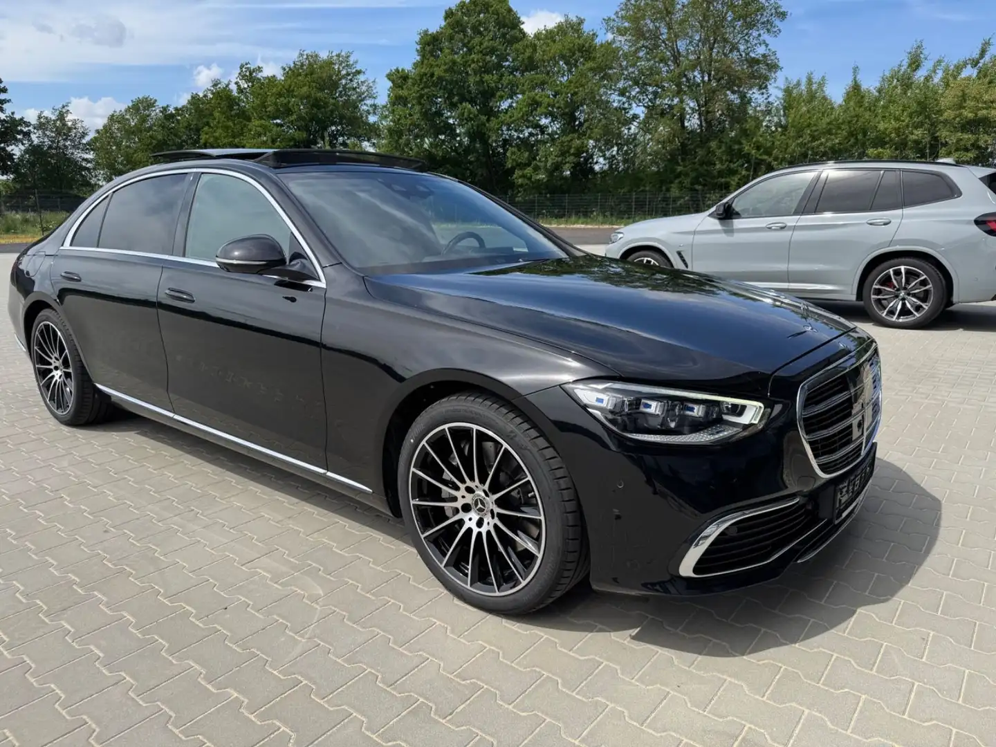 Mercedes-Benz S 350 S350d Lang -HUD-Pano-Belüft.Sitz-Burm-20Zo AMG Schwarz - 1