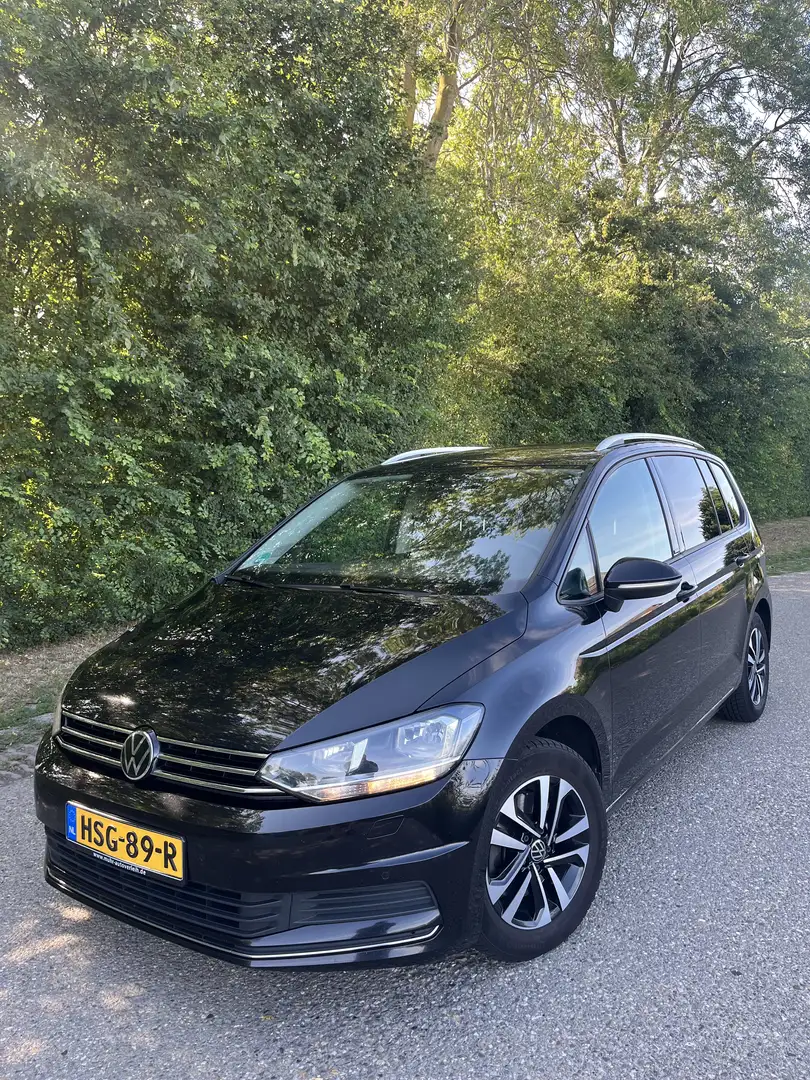 Volkswagen Touran 2.0 TDI Higline Business R 7p Zwart - 1