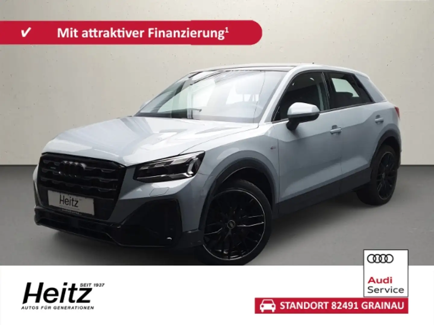 Audi Q2 40 TFSI quattro S tronic S line Navi Leder Grau - 1