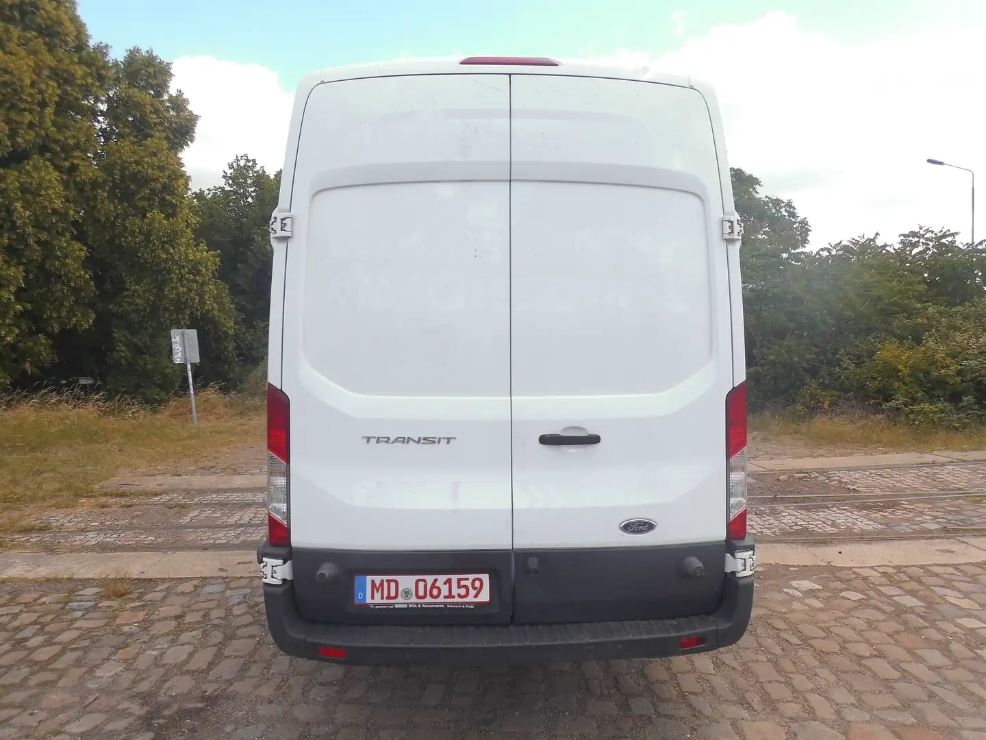 Ford Transit Maxi Blanc - 2