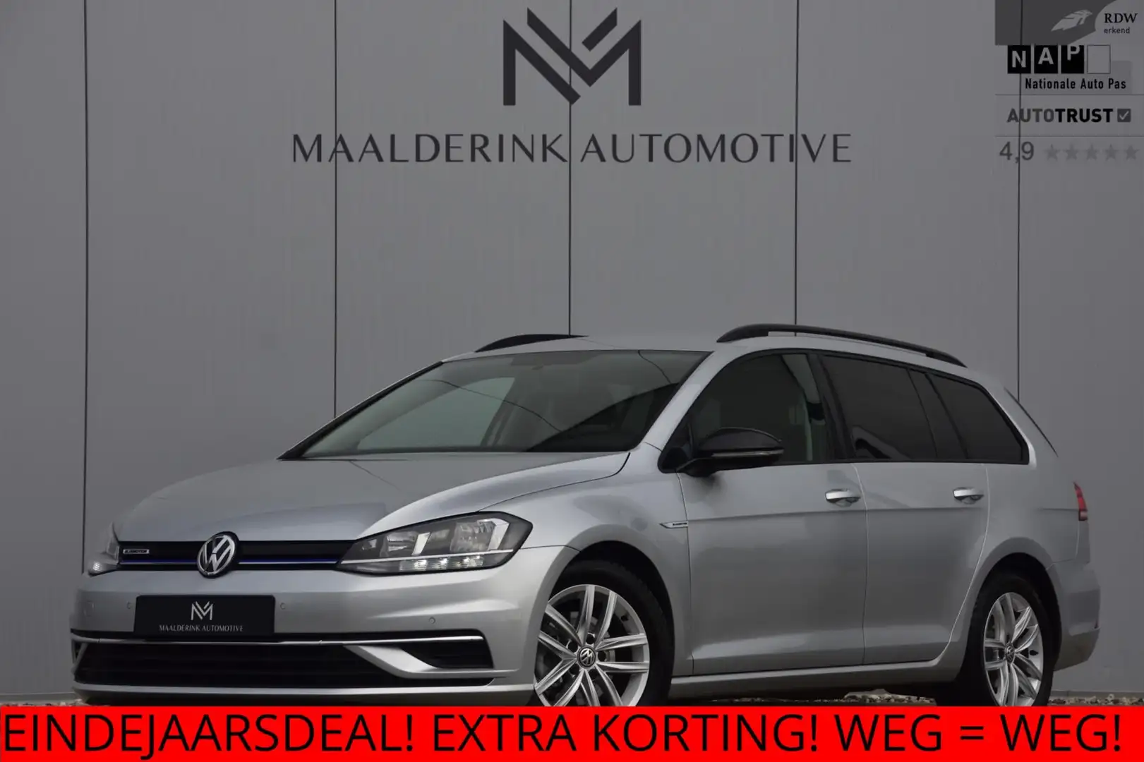 Volkswagen Golf Variant 1.5 TSI Comfortline Navi, Stoelverwarming, Parkeer Grijs - 1