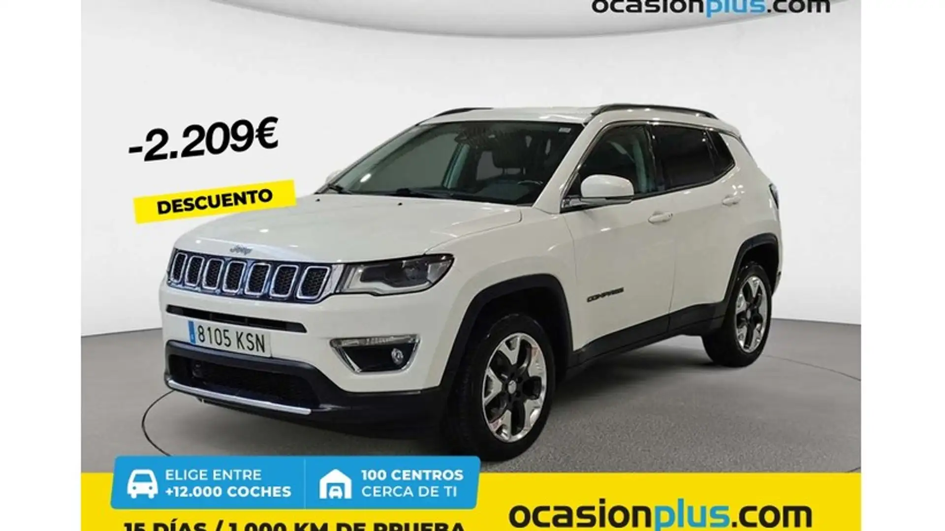 Jeep Compass 1.4 Multiair Limited 4x4 AD Aut. 125kW Blanco - 1