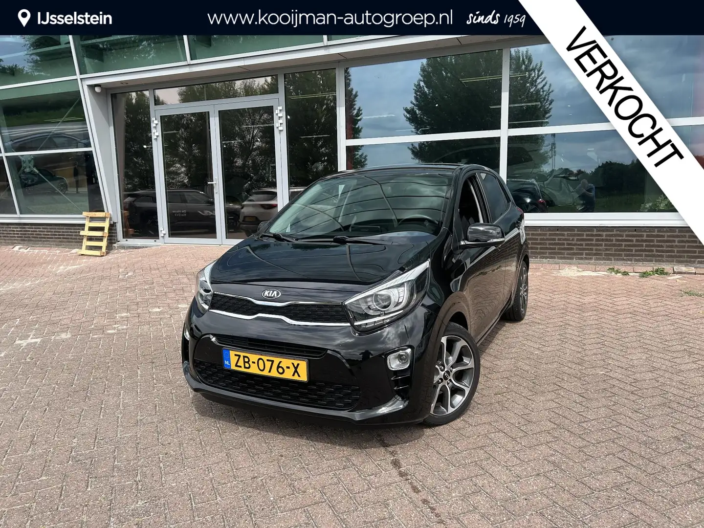 Kia Picanto 1.0 CVVT Design Edition Dealeronderhouden |Navi | Noir - 1