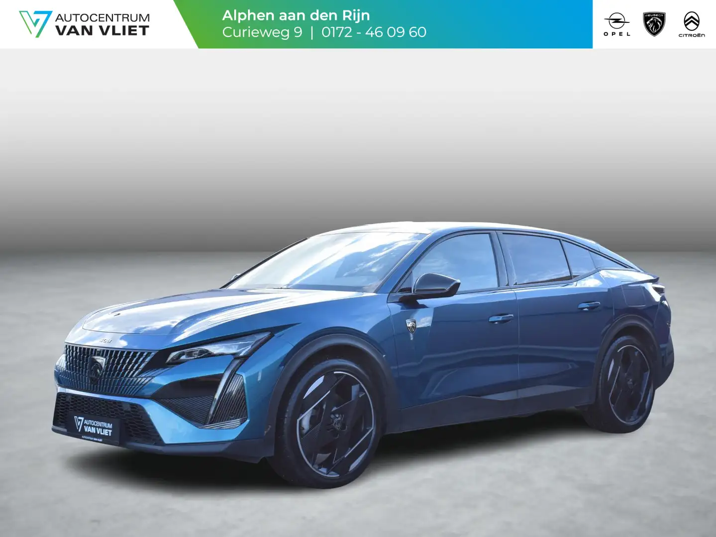 Peugeot 408 1.6 HYbrid GT 225 EAT8 First Edition SCHUIF- KANTE Blauw - 1