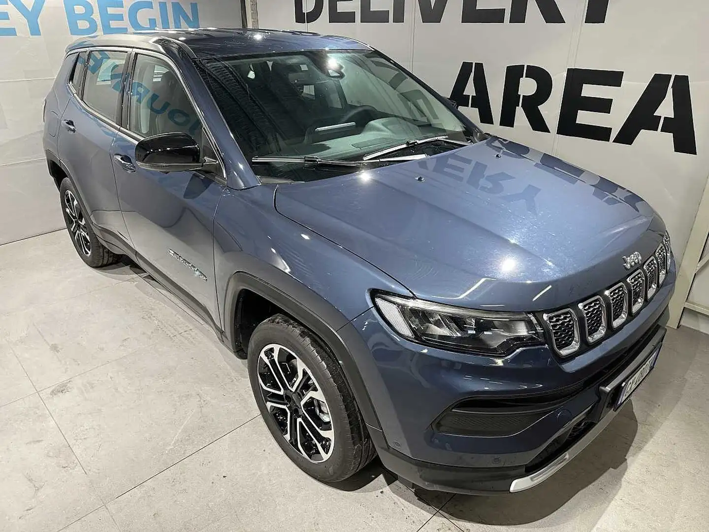 Jeep Compass 2ª serie 1.5 Turbo T4 130 CV MHEV 2WD Altitude Azul - 1