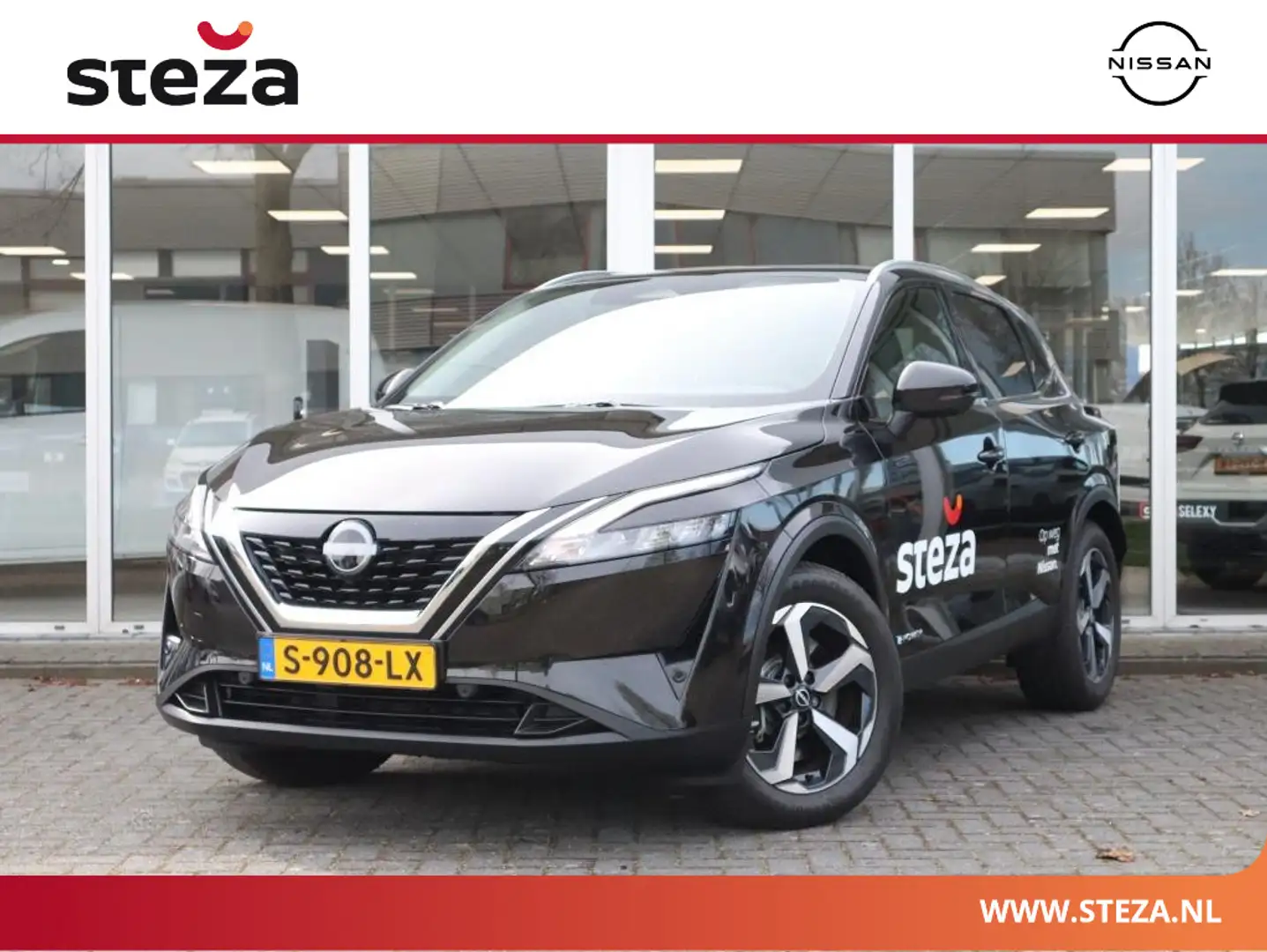 Nissan Qashqai 1.5 ePower N-Connecta / 4x camera / Adoptieve crui Zwart - 1
