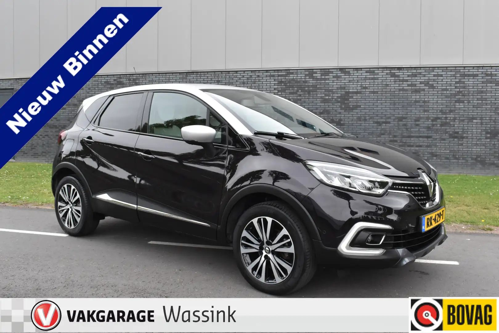 Renault Captur 1.2 TCe Initiale Paris Automaat leer Navi 11000 km Noir - 1