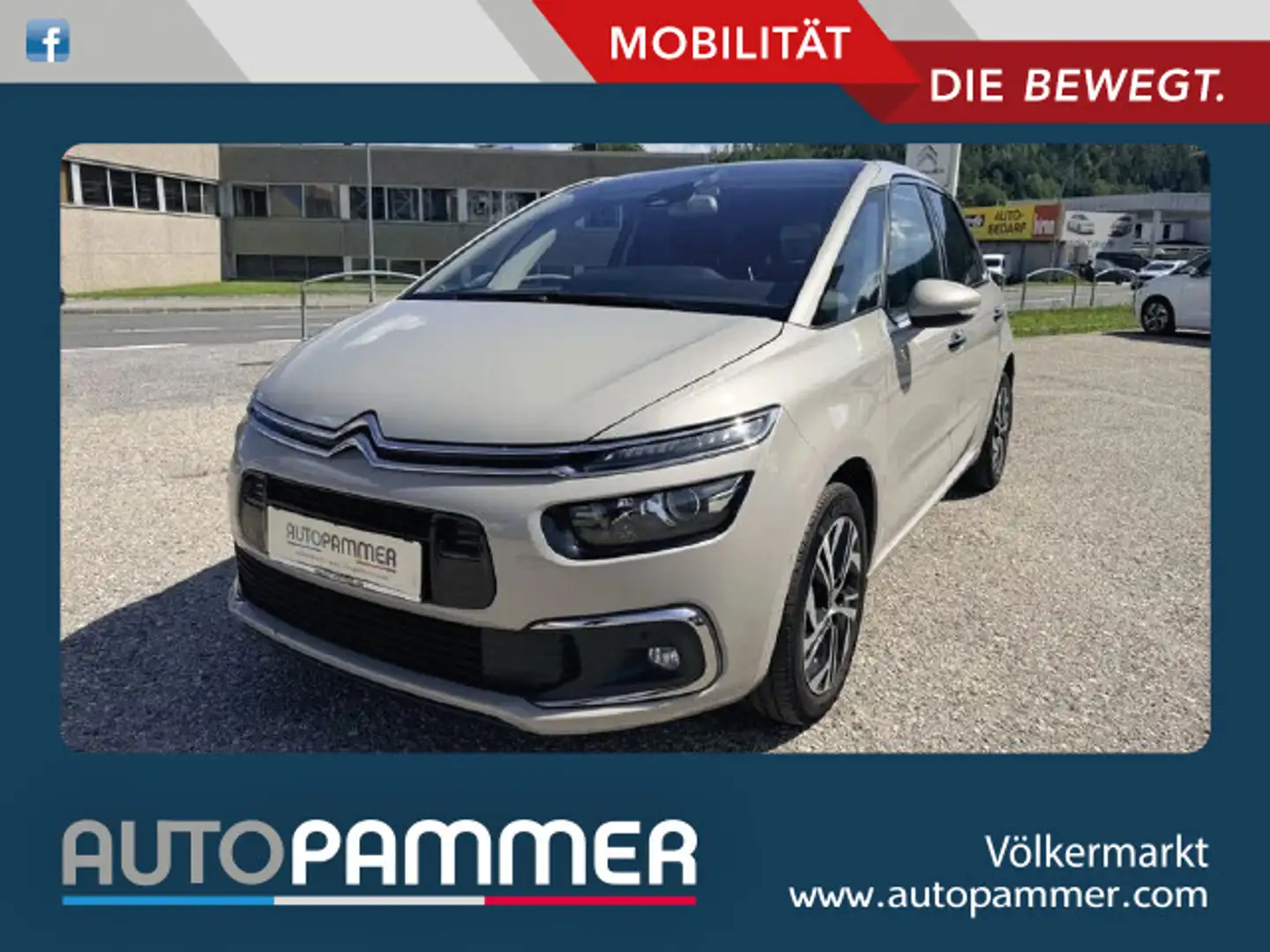 Citroen C4 Picasso BHDi 120 EAT6 Shine Beige - 1