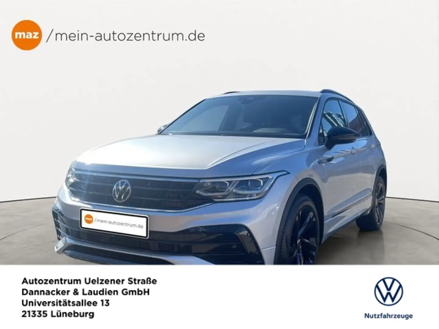 Volkswagen Tiguan 2.0 TDI R-Line Black Style Alu Matrix-LED Argent - 1