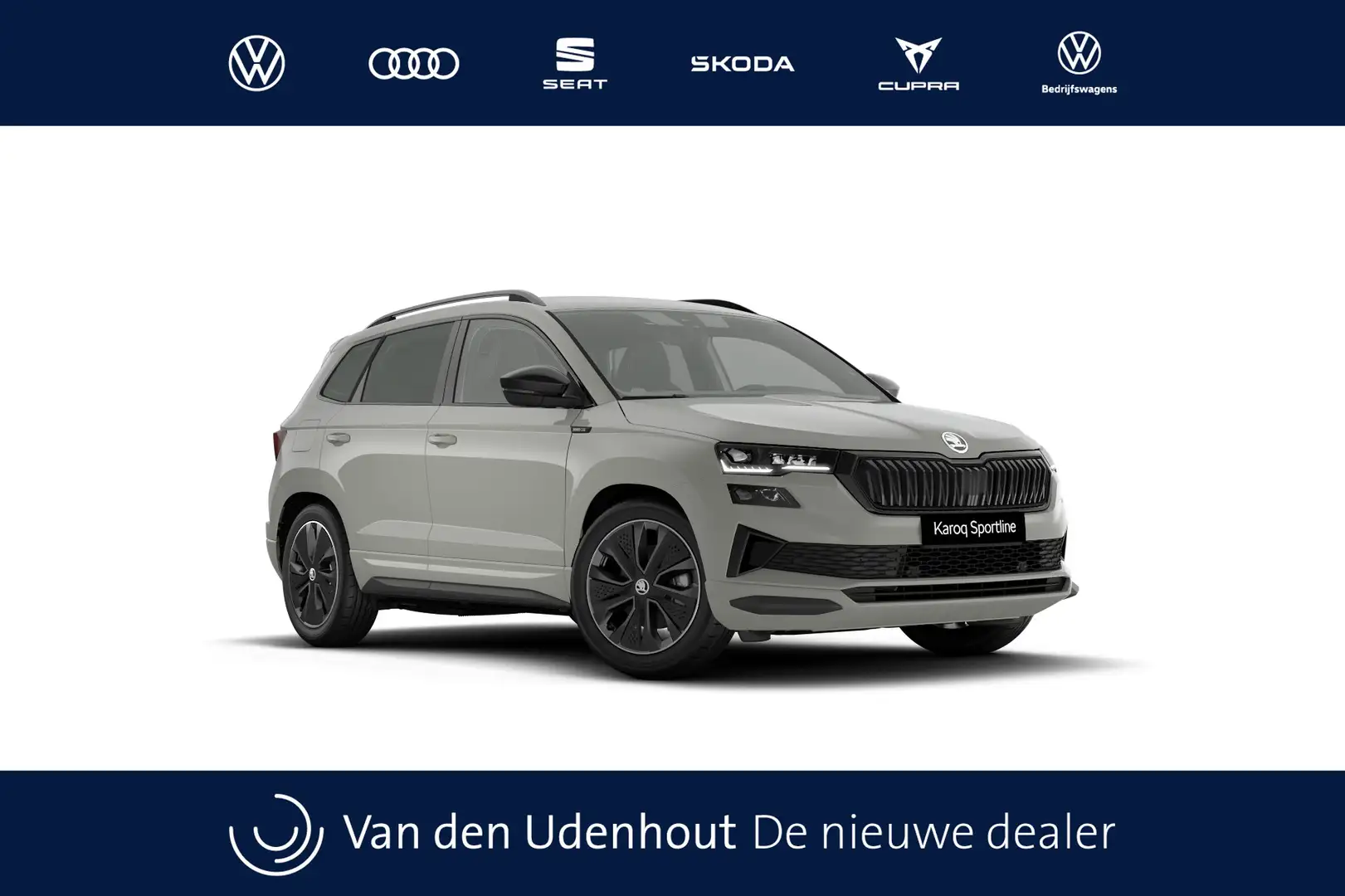 Skoda Karoq 1.5 TSI 150 7DSG Sportline Business Automaat | Nav Grijs - 1