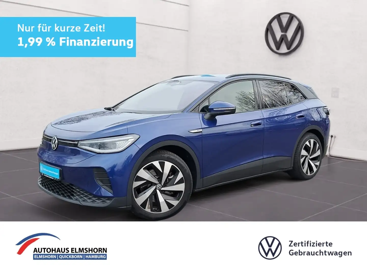 Volkswagen ID.4 Pro Performance 1,99% NAV KAM APP Blau - 1