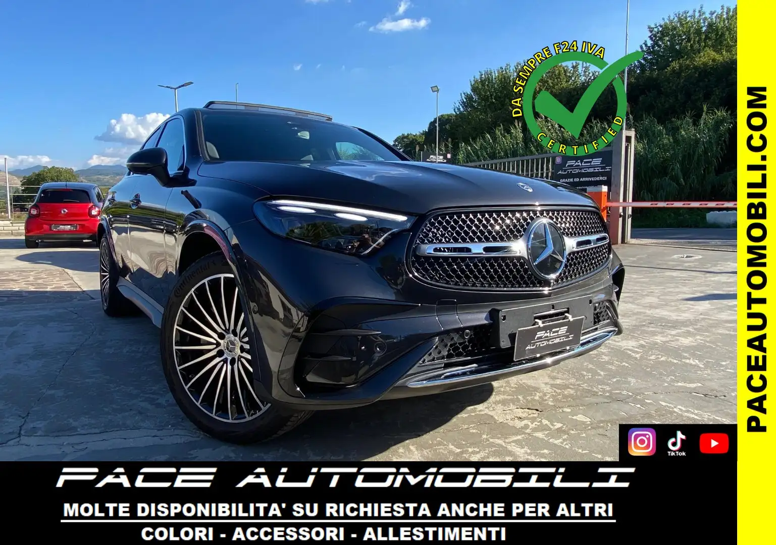 Mercedes-Benz GLC 220 D AMG PREMIUM MBUX NIGHT PACK PDC TETTO NAVI LED Grigio - 1