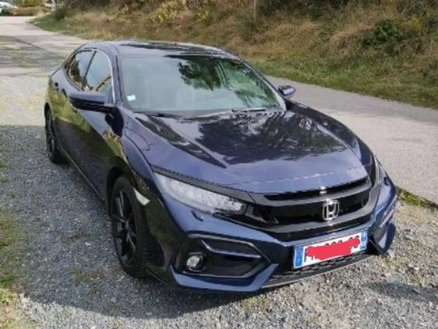 Honda Civic Civic 1.0 i-VTEC 126 Dynamic Bleu - 1