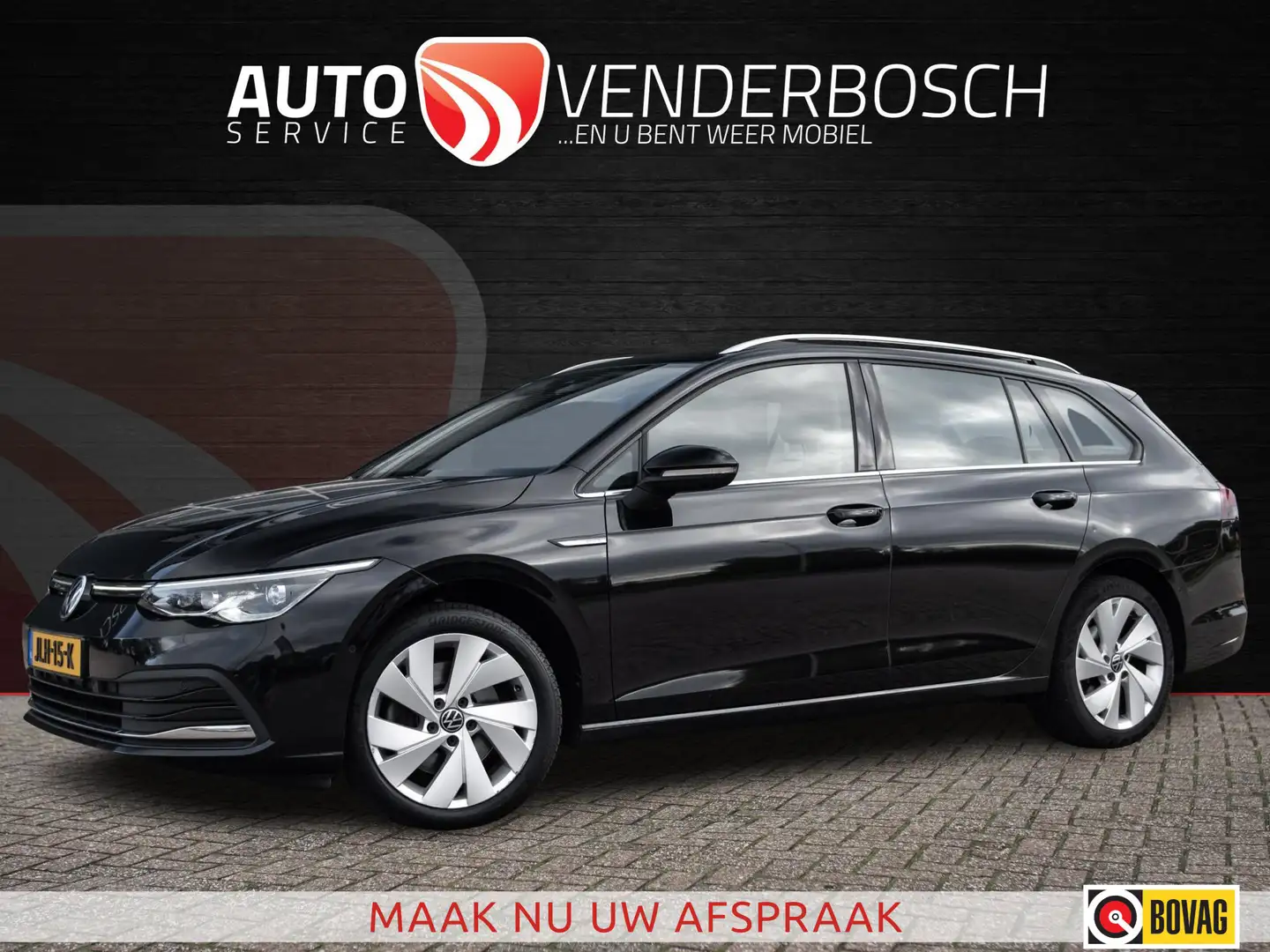 Volkswagen Golf Variant Style 150pk DSG | IQ-Light | Navi | Memory | Trekh Negro - 1