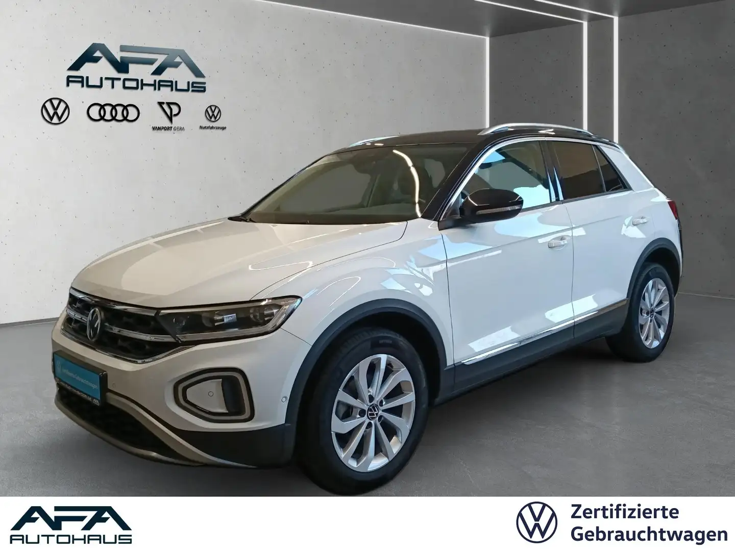 Volkswagen T-Roc 1.5 TSI Style DSG AHK*RFK*LED*App-Connect Weiß - 1
