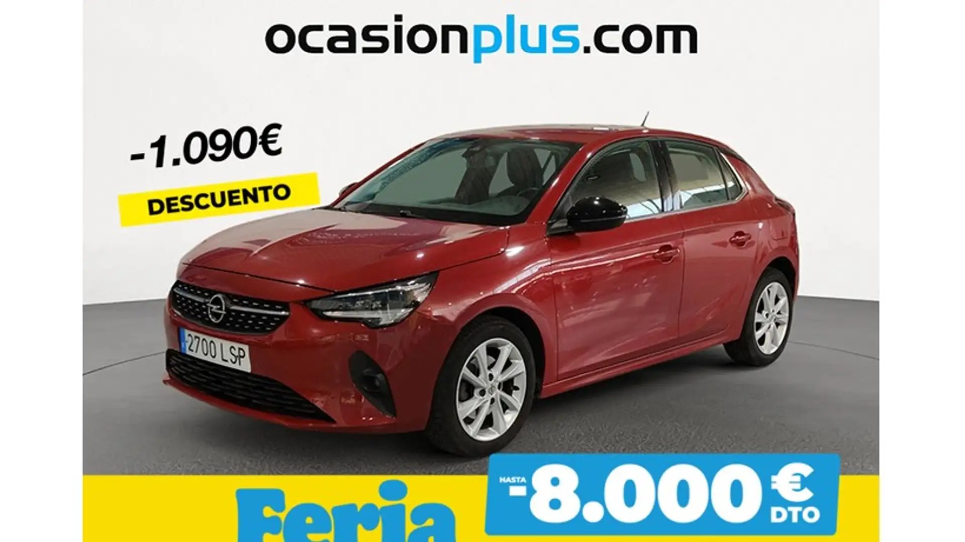 Opel Corsa 1.2T XHT S/S Elegance AT8 100 Rouge - 1