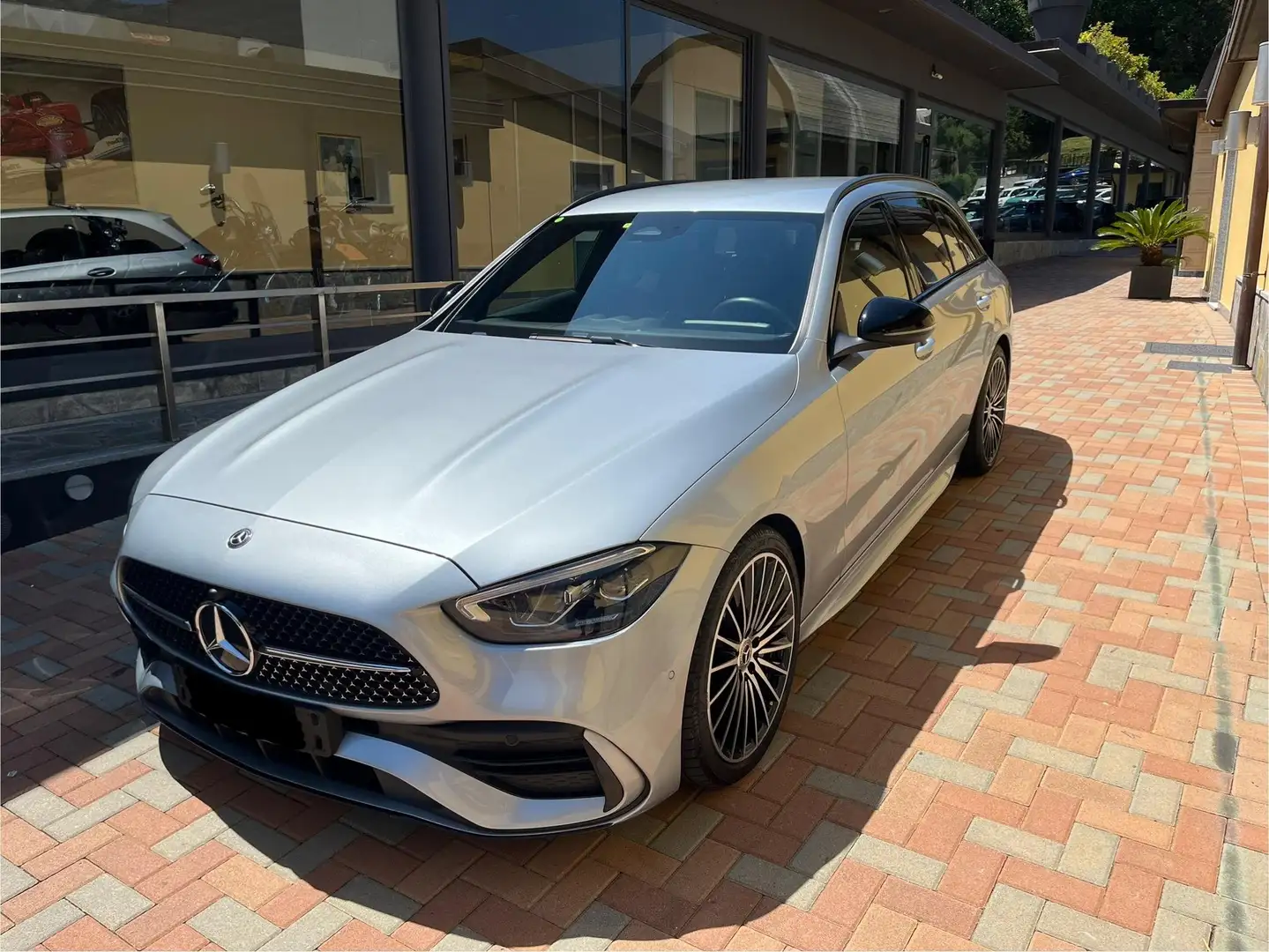 Mercedes-Benz C 220 Classe C-S206 SW 2021 SW d mhev Premium auto Argento - 2