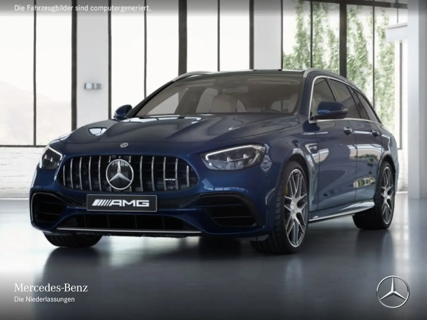 Mercedes-Benz E 63 AMG E 63 S 4M T-Modell AMG+DRIVERS+PANO+360+LED+STHZG Blau - 2