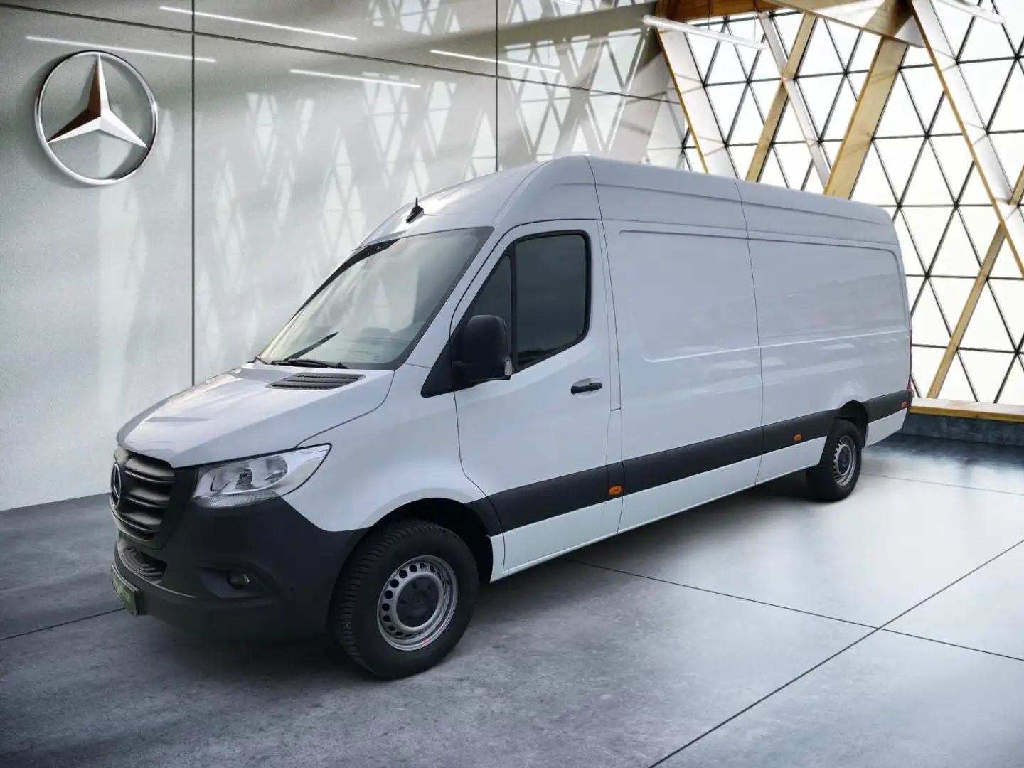 Mercedes-Benz Sprinter 317 CDI KA L3H2 StdHz*Kamera*Navi*Klima Weiß - 2