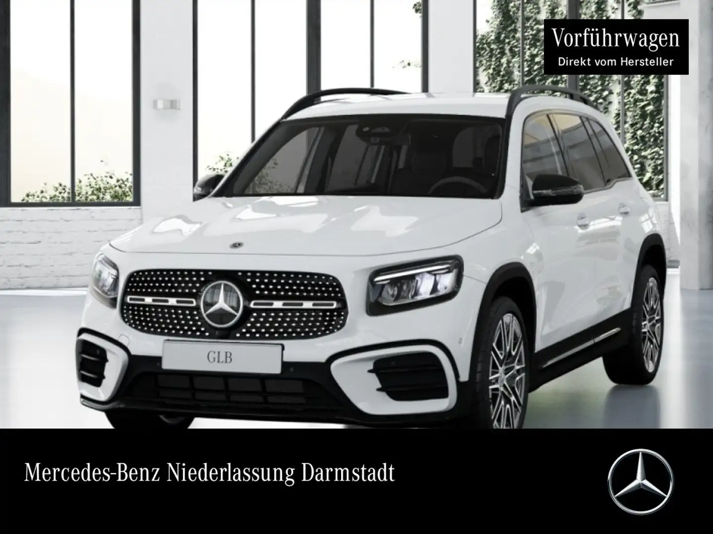 Mercedes-Benz GLB 200 AMG+NIGHT+AHK+LED+KAMERA+TOTW+7G Weiß - 1