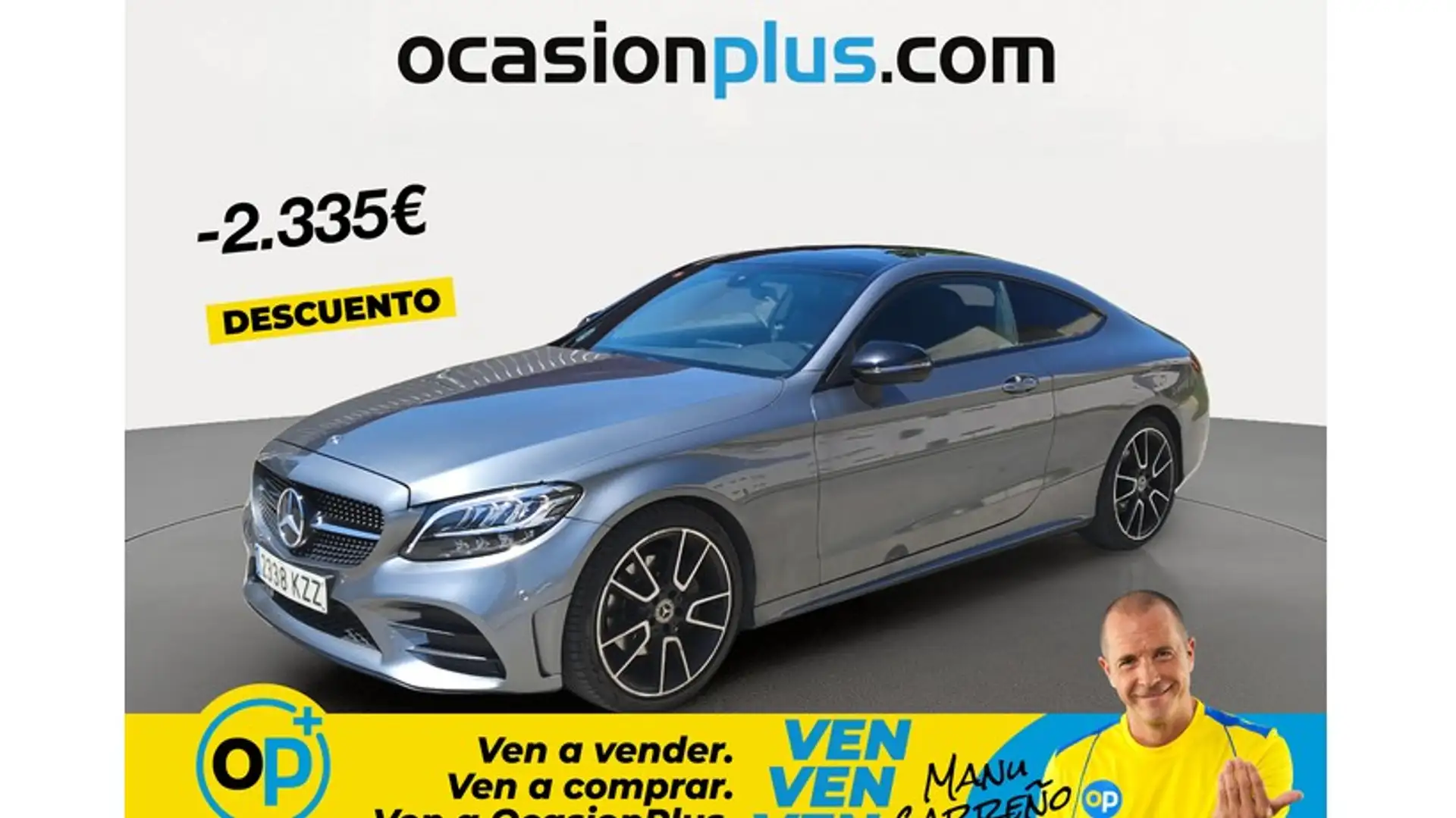 Mercedes-Benz C 220 Coupé 220d 9G-Tronic Gris - 1