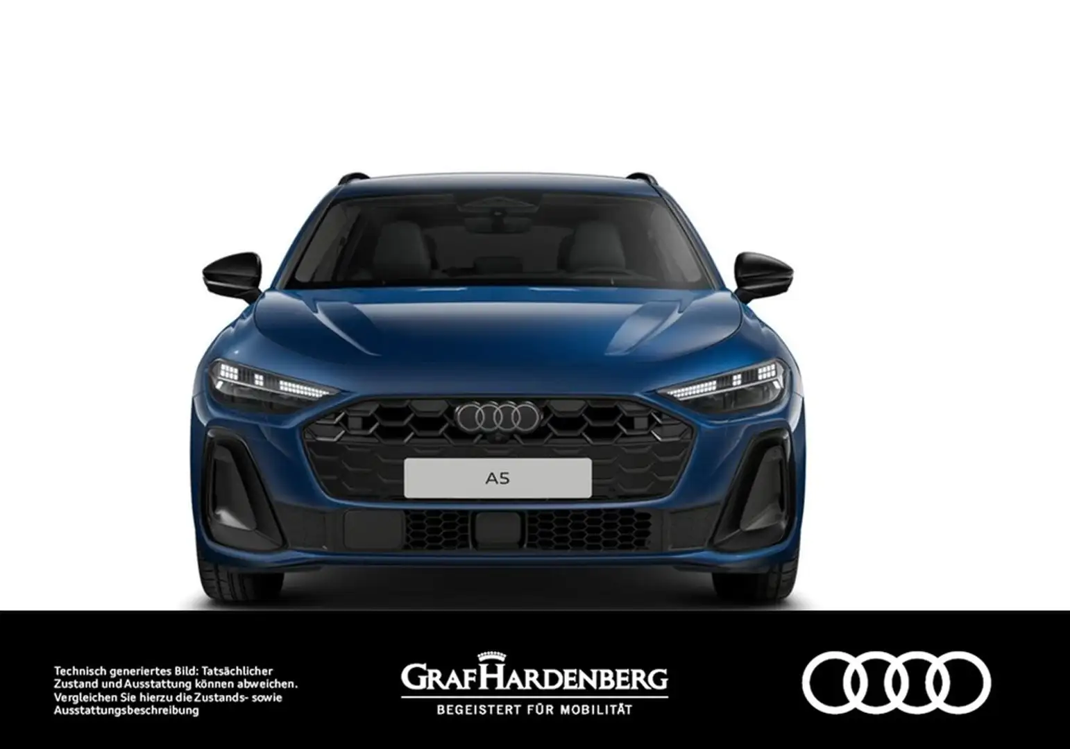 Audi A5 Avant TFSI quattro S line LED Navi HuD ACC Bleu - 2