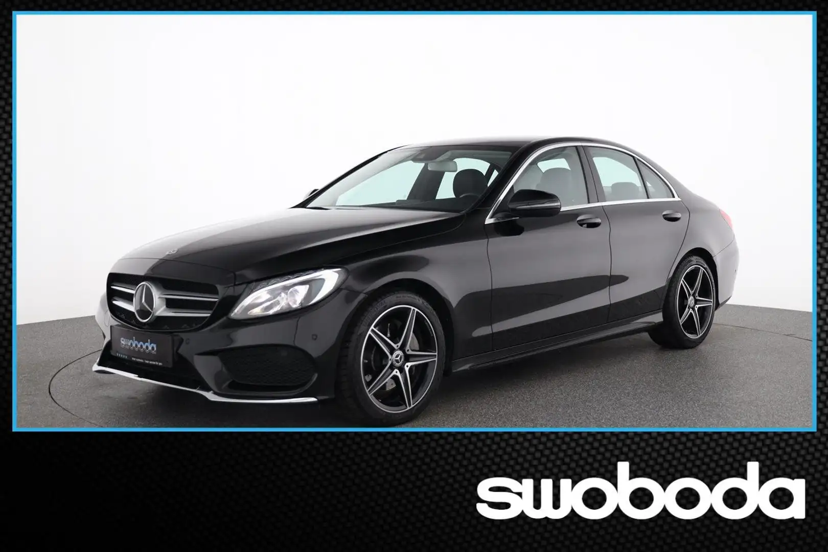 Mercedes-Benz C 220 d AMG Line LED NAVI Distronic Park Assistent Negro - 1