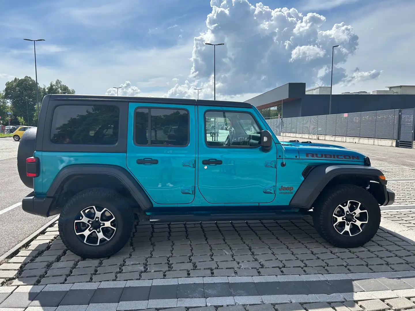 Jeep Wrangler Wrangler Unlimited 2.0 turbo Sahara auto Bleu - 2