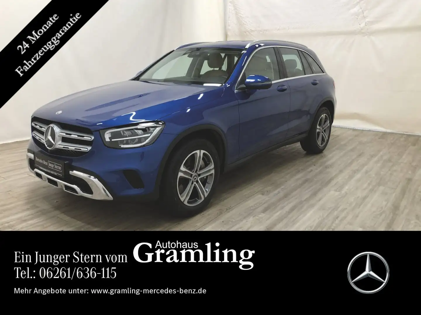 Mercedes-Benz GLC 400 d 4M EXCLUSIVE Distr*360°*LED*el. Heckkl Bleu - 1